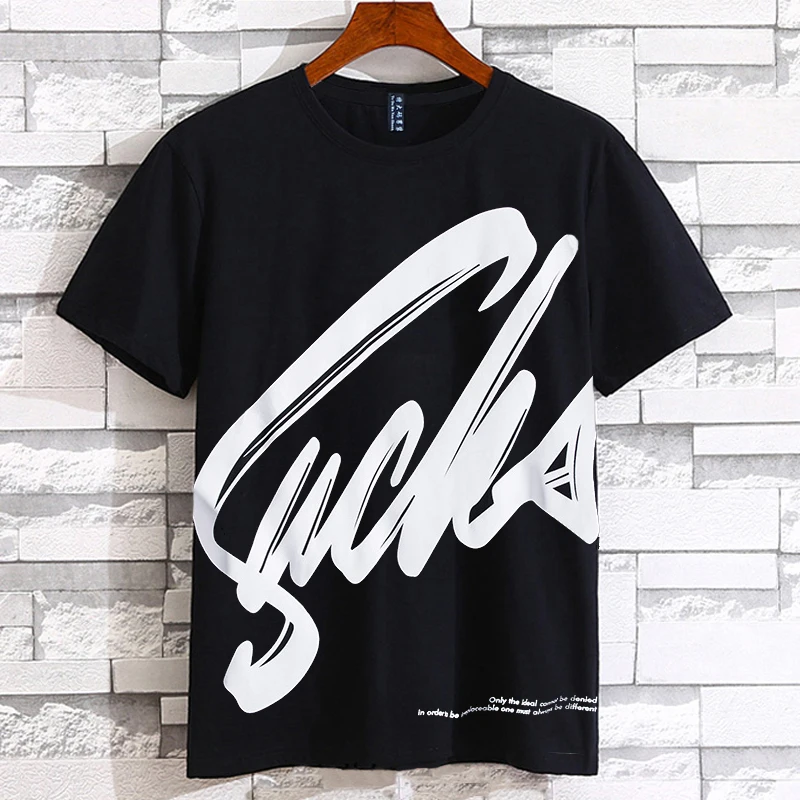 

Short Sleeve cotton T Shirt Plus Size 8XL 9XL chest 160 cm T Shirt Men Summer Streetwear Casual Outdoor Sport print letters Tops