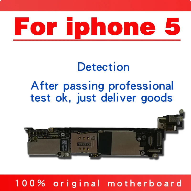 Полный разблокирован для iphone 5 материнская плата 100% оригинал в разобранном виде 5G