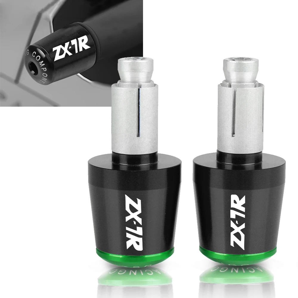 7/8 &quotCNC аксессуары для мотоциклов руль бар концы ручки слайдер Для Kawasaki ZX-7R ZX7R ZX7RR