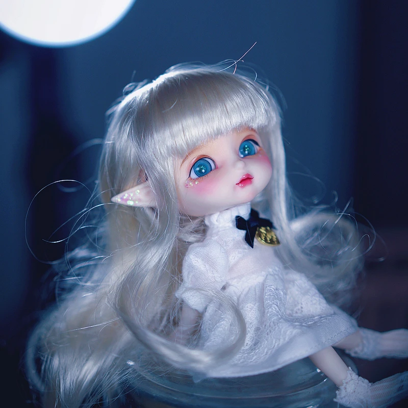Милые аксессуары для кукол Кукла эльф голова на заказ 1/8 BJD куклы OB DIY ob11 YMY