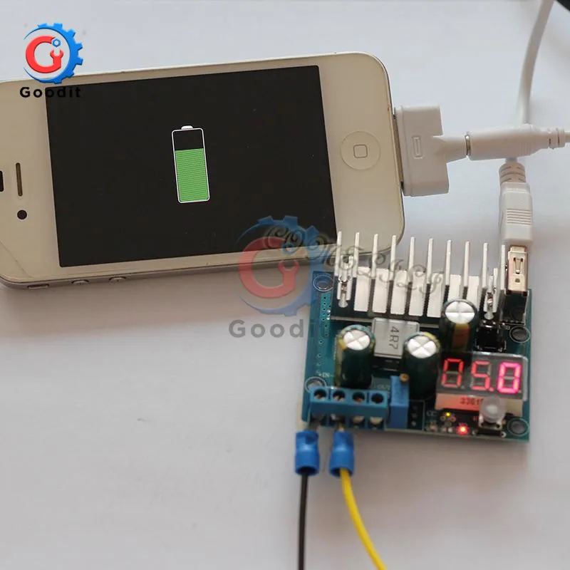 Повышающий Модуль постоянного тока в постоянный ток 3 35 100 Вт 6 А USB источник