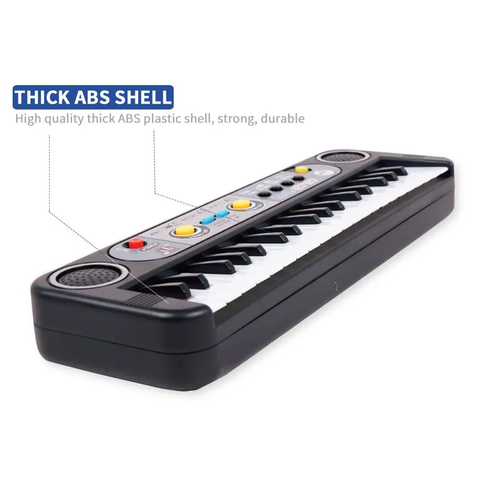 37 клавиш детское электронное пианино игрушка музыкальная