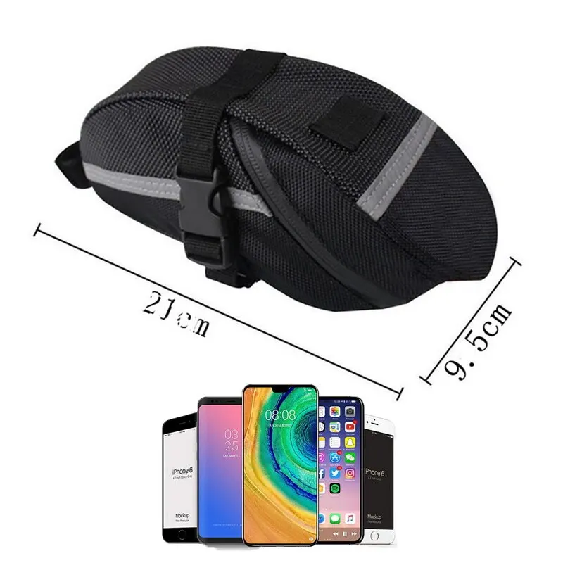 

Portable Waterproof Bike Saddle Bag Portable Cycling Seat Pouch Bicycle Tail bags Rear Pannier Cycling equipment