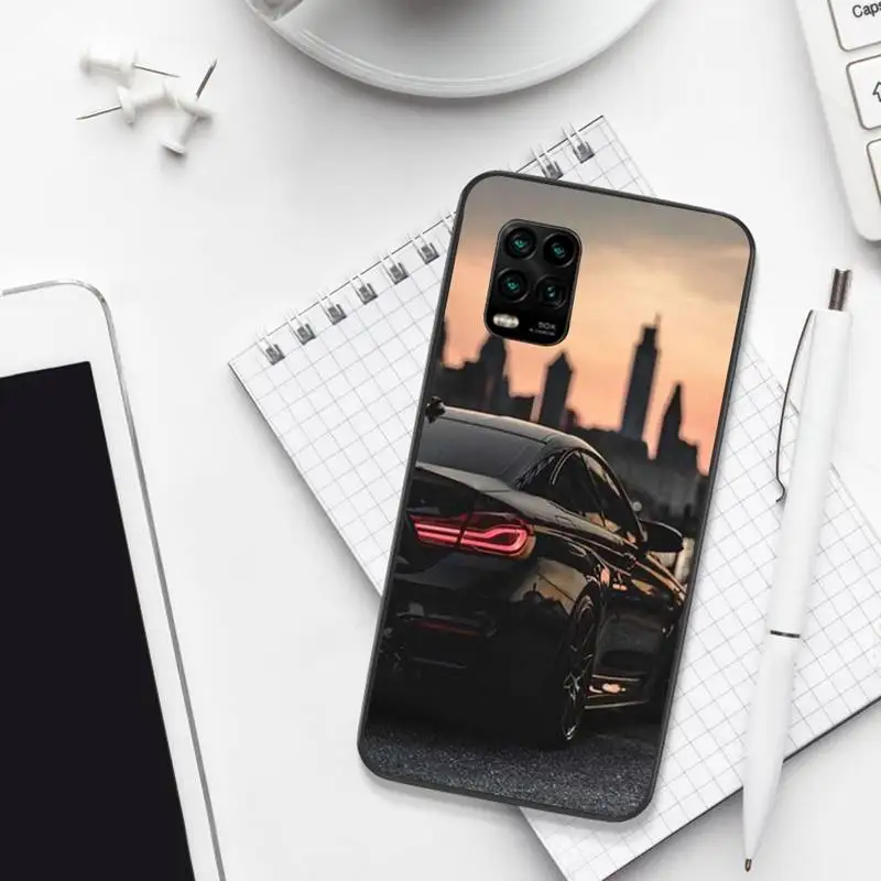 

Sports Cars Male Men Cover Black Soft Phone Cases For Xiaomi 8 9 Se 10 10pro Note 2 3 10 MIX2 S MAX2 3 F1 5X
