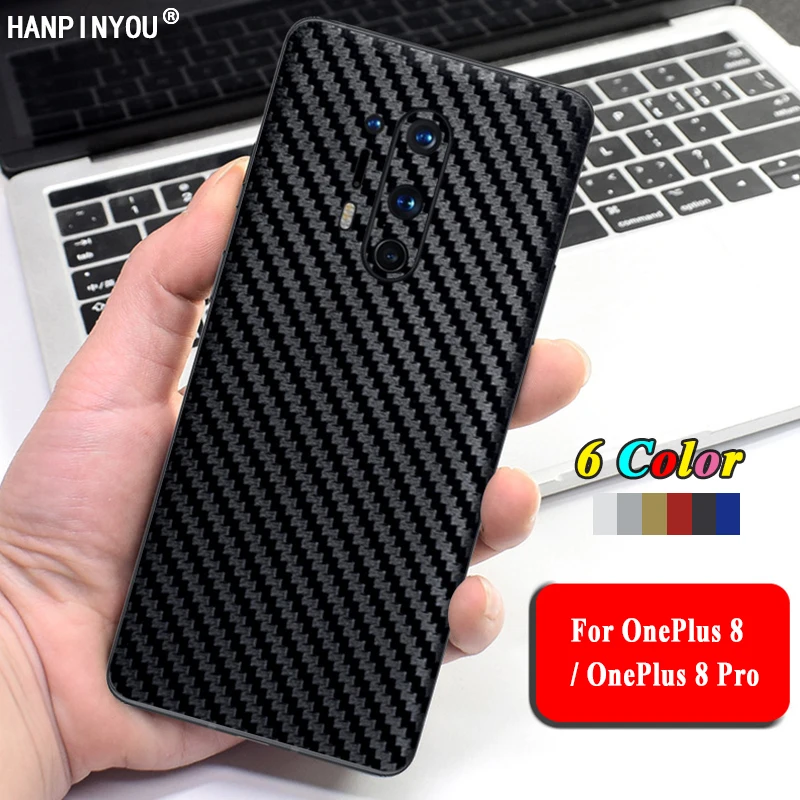 Для OnePlus 8T 8 7 7T Pro 5G 6T 6 Новая модная задняя Обложка Наклейка Кожа 3D углеродное