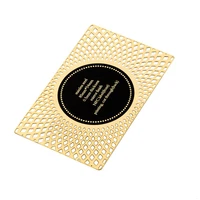 iso14443a 13 56mhz laser cut anodized customized silk screen 0 8mmthickness nfc metal business membership vip card