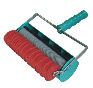 

Decorative paint machine 10"(10 inch)Rubber Roller 4 Color patterned paint liquid wallpaper decoration machine WITHOUT ROLLER