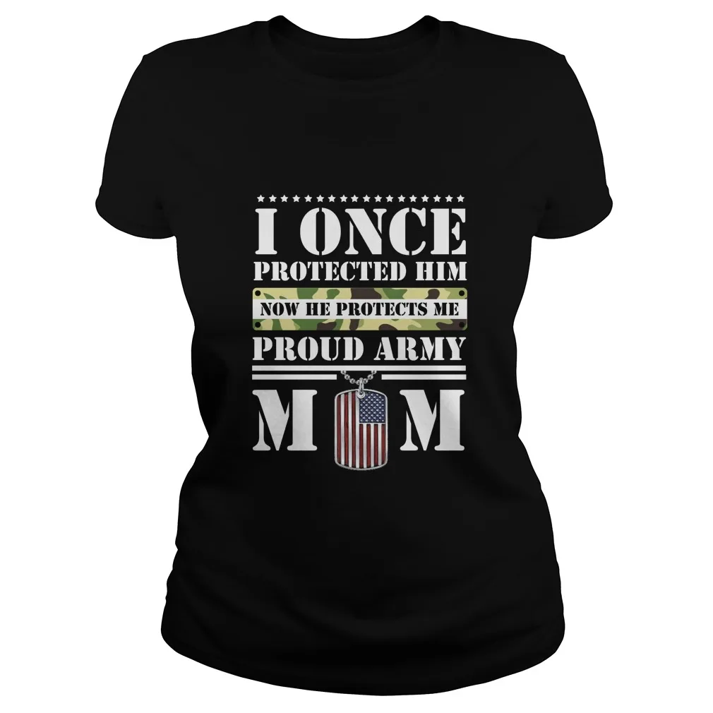 

Proud Army Mom Women's T-Shirt Gift for Mother From Son