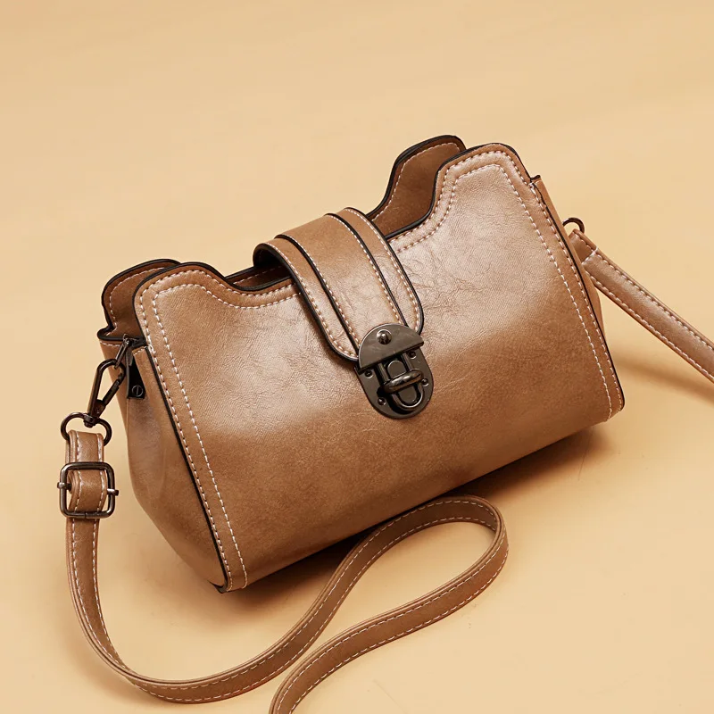 

Boutique single handbag women's bag 2021 autumn new messenger bag Korean version of all-match PU leather ladies fashion