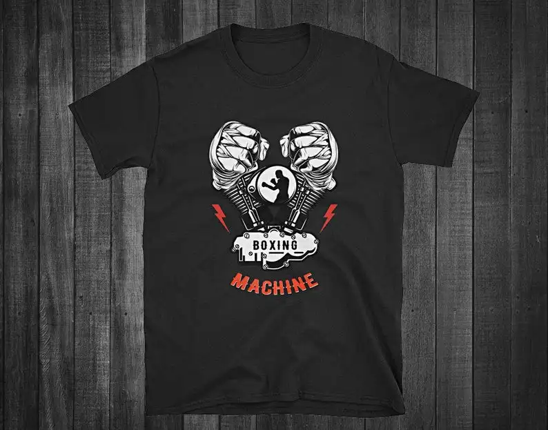 Футболка для боксерской машинки. Дикий боксеры истребитель летняя хлопковая с О