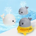 Детские купальные игрушки шарик для ванны с китами, со светодиодной подсветкой