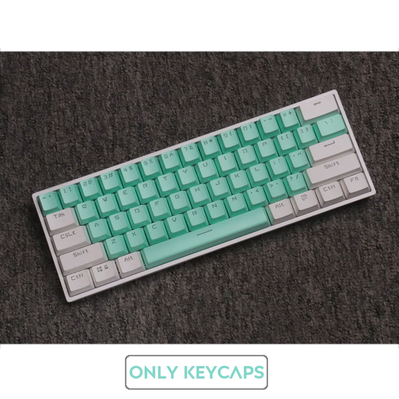 

61 Keys ABS Keycaps Backlit Double Shot OEM Keycap For Cherry MX Mechanical Keyboard