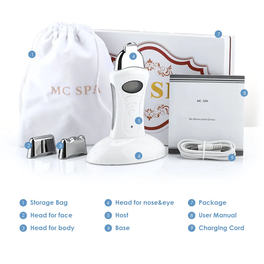 

Microcurrent Facial Machine Electric Mini Beauty Instrument Handheld Galvanic Spa Skin Tightening Face Lifting Tool