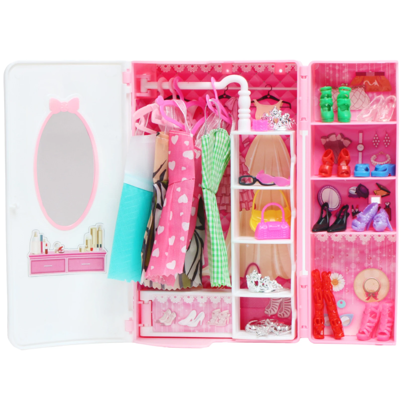 Сумка для кукол Барби с зеркалом подвижная | Игрушки и хобби