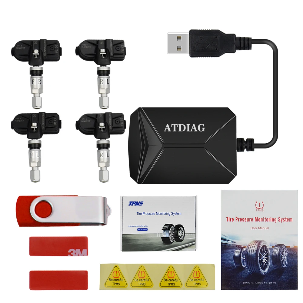 USB Android системы контроля давления в шинах шин Давление мониторинга Системы