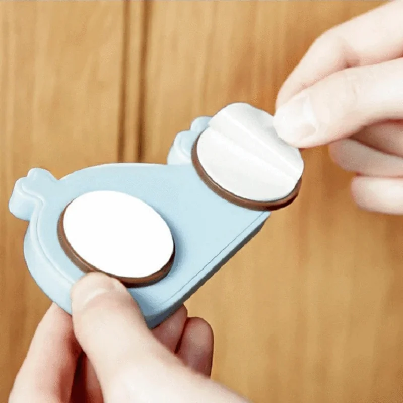 

2pcs Baby Cabinet Door Lock Cute Cartoon Safety Drawer Lock Multifunctional Baby Kids Corner Protection Accessories XR-H
