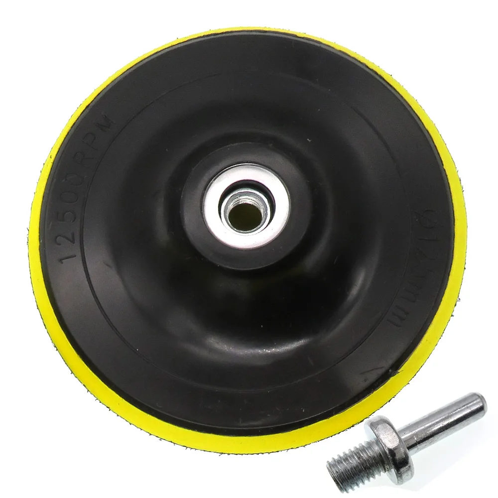 

5 Inch Rotary Backup Sanding Pad Sanding Disc M10 Thread Come with Drill Adapter for Grinding & Polishing