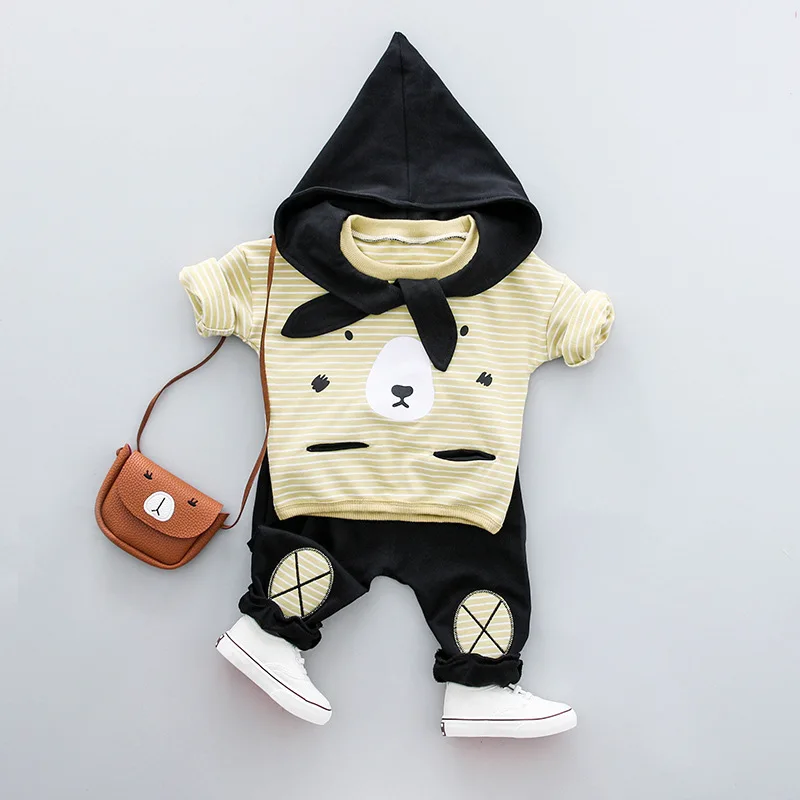 HYLKIDHUOSE хорошее качество Детские комплекты одежды костюмы для маленьких девочек и