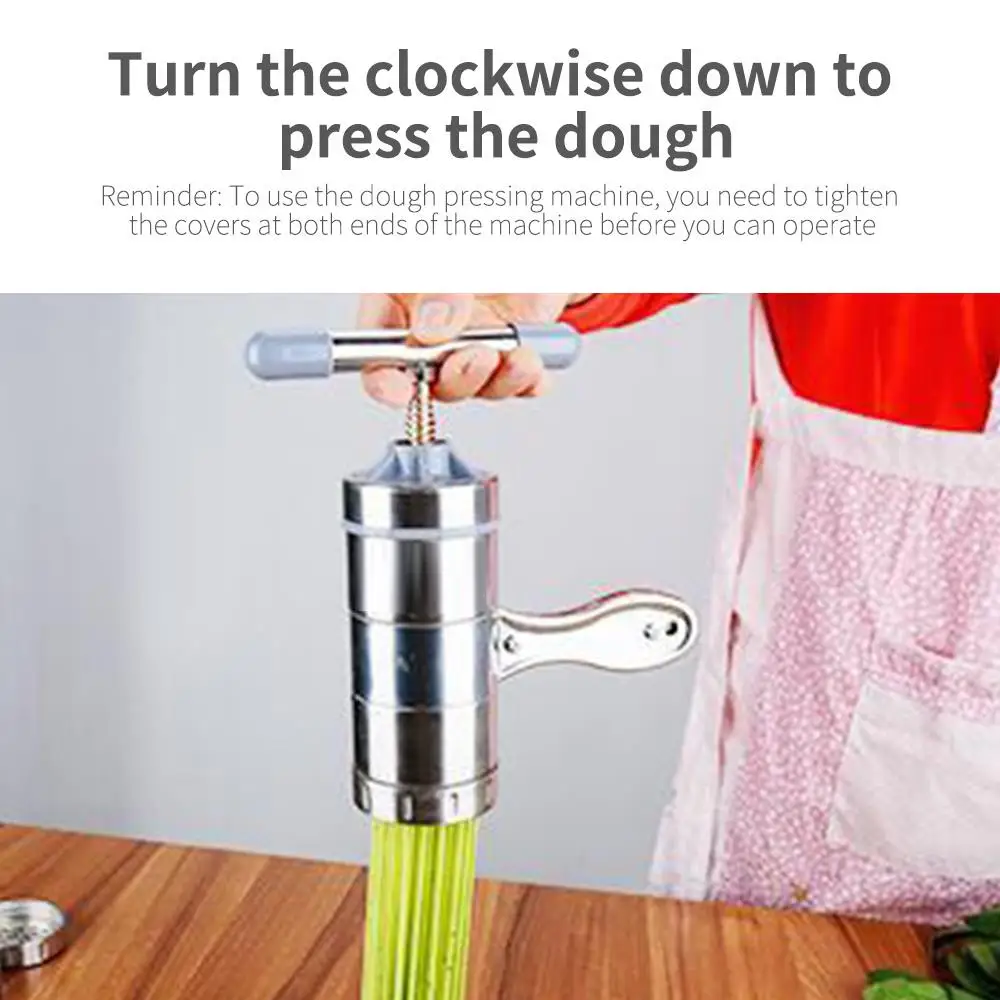 Stainless Steel Noodle Cutter Manual Spaghetti Maker Durable Sturdy Garlic Cutting Chopper Noodles Parsley | Дом и сад