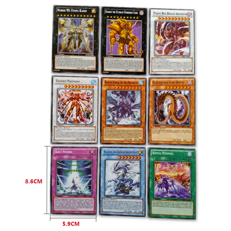 42 карты/коробка Yu Gi Oh английская версия битвы карты коробка коллекция карты детская игрушка подарок