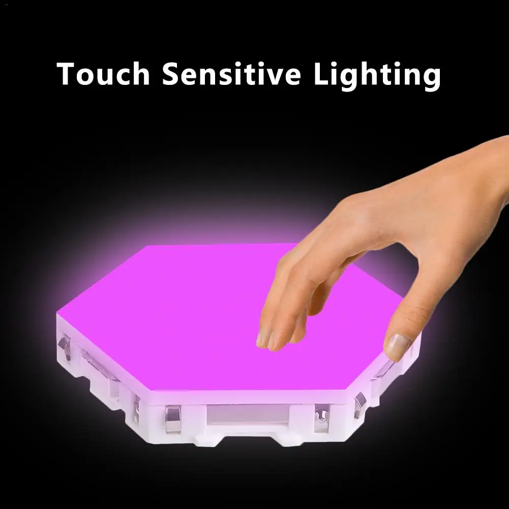 Квантовая Светодиодная лампа RGB сенсорные настенные лампы магнитный