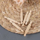 6 шт.компл. 1:12 миниатюрная деревянная скалка для кукольного домика модель кухонные аксессуары