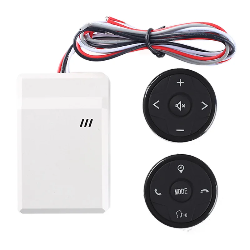 Универсальный беспроводной Автомобильный руль управления ler 10 ключей музыка Dvd Gps