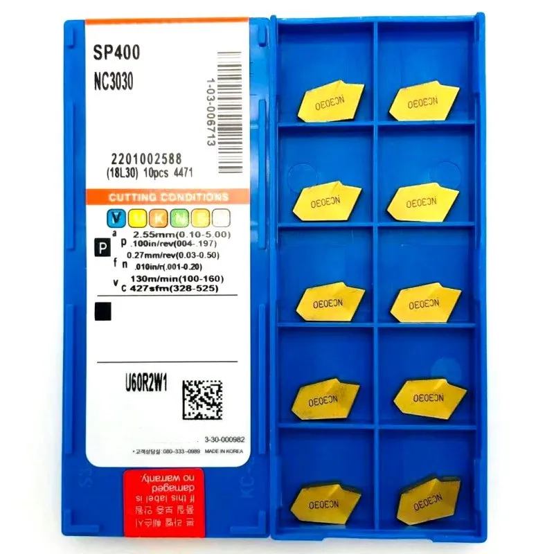 Канавочный инструмент SP300 SP400 SP200 SP500 NC3020 NC3030 PC9030 новый твердосплавный токарный