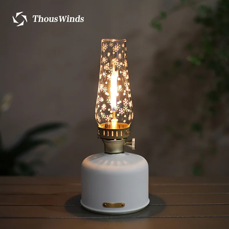 Газовый фонарь Thous Wind уличная лампа для палатки 18 узоров стеклянный абажур