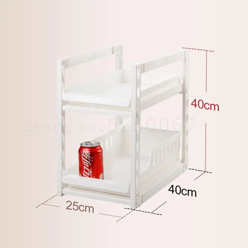 Рамка Ambry дымчатого типа для приема двухслойная регулируемая полка кухни | Дом и