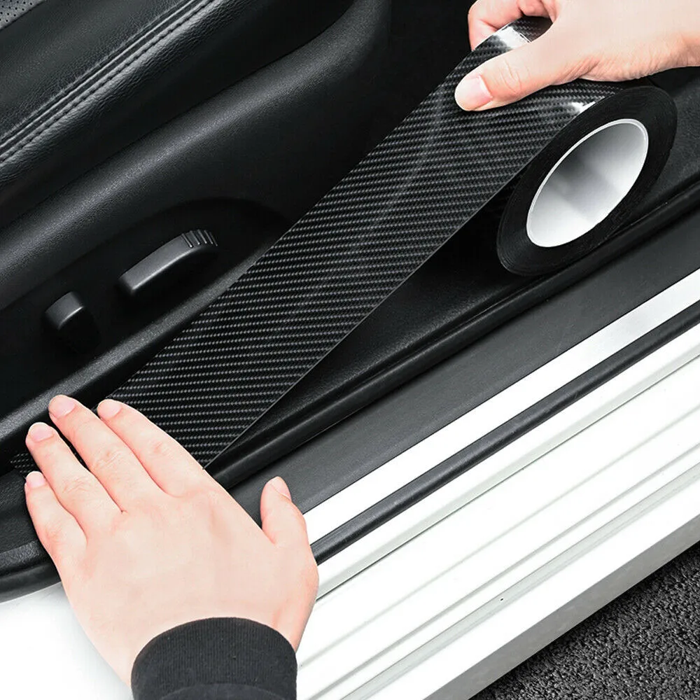 

5D Car Sticker Accessories Bumper 5*300cm Carbon Fiber Door Edge Guard