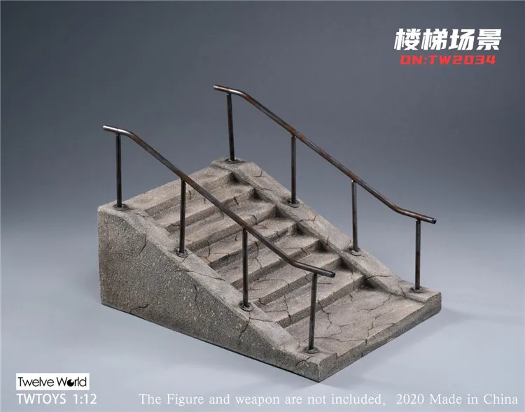 

TWTOYS TW2034 1/12 Scale Cement Stairs Scene Accessories Fit 12" Action Figure Toys In Stock