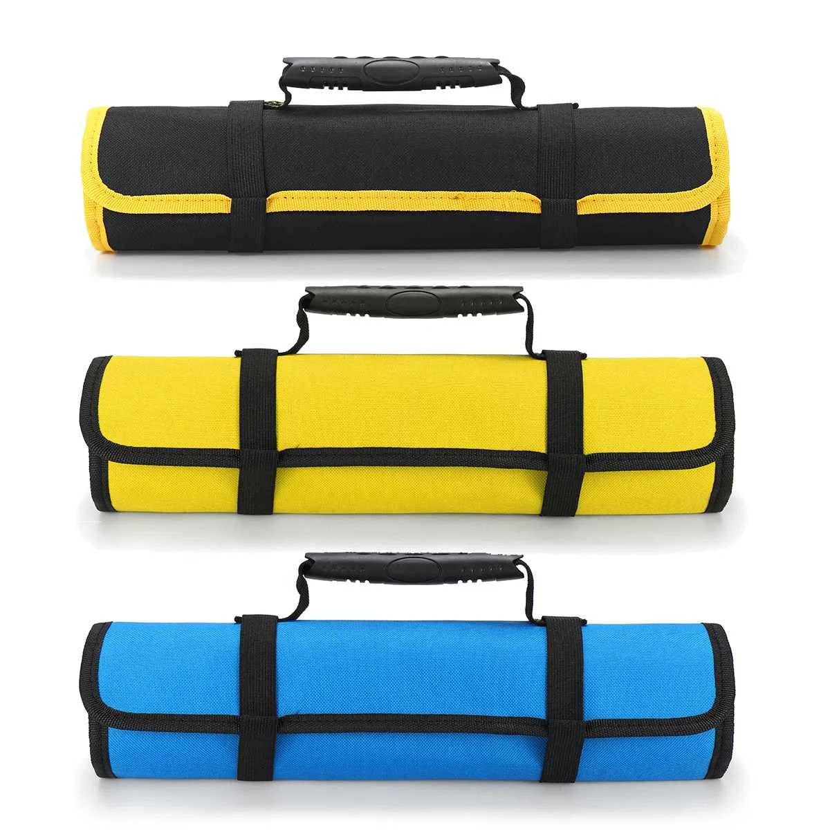 

Multifunction Folding Wrench Tool Storage Bag Roll Up Bag Pocket Tools Pouch Portable Hanging Carrier Organizer Holder 3 Colors