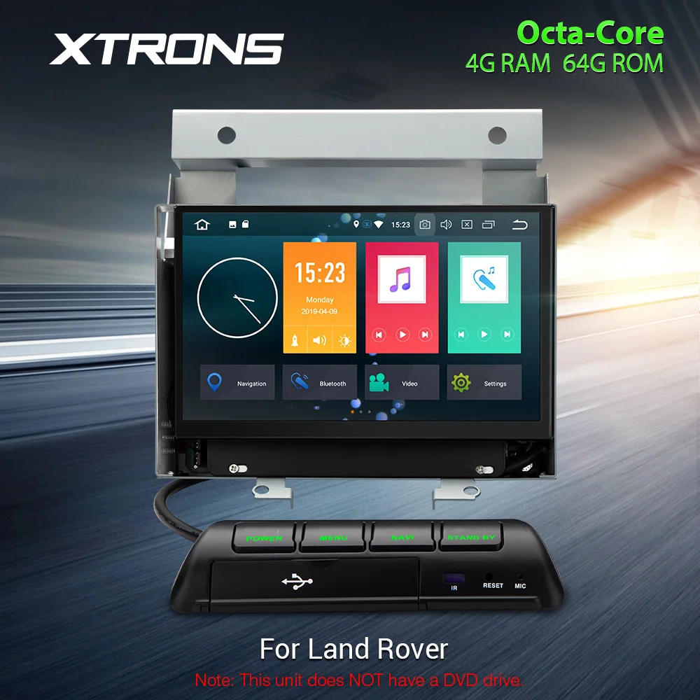XTRONS 7 &quotAndroid 9 0 Octa Core 4 ГБ 64 автомобильный стерео Мультимедиа для Land Rover 2007 2008 2009 2010