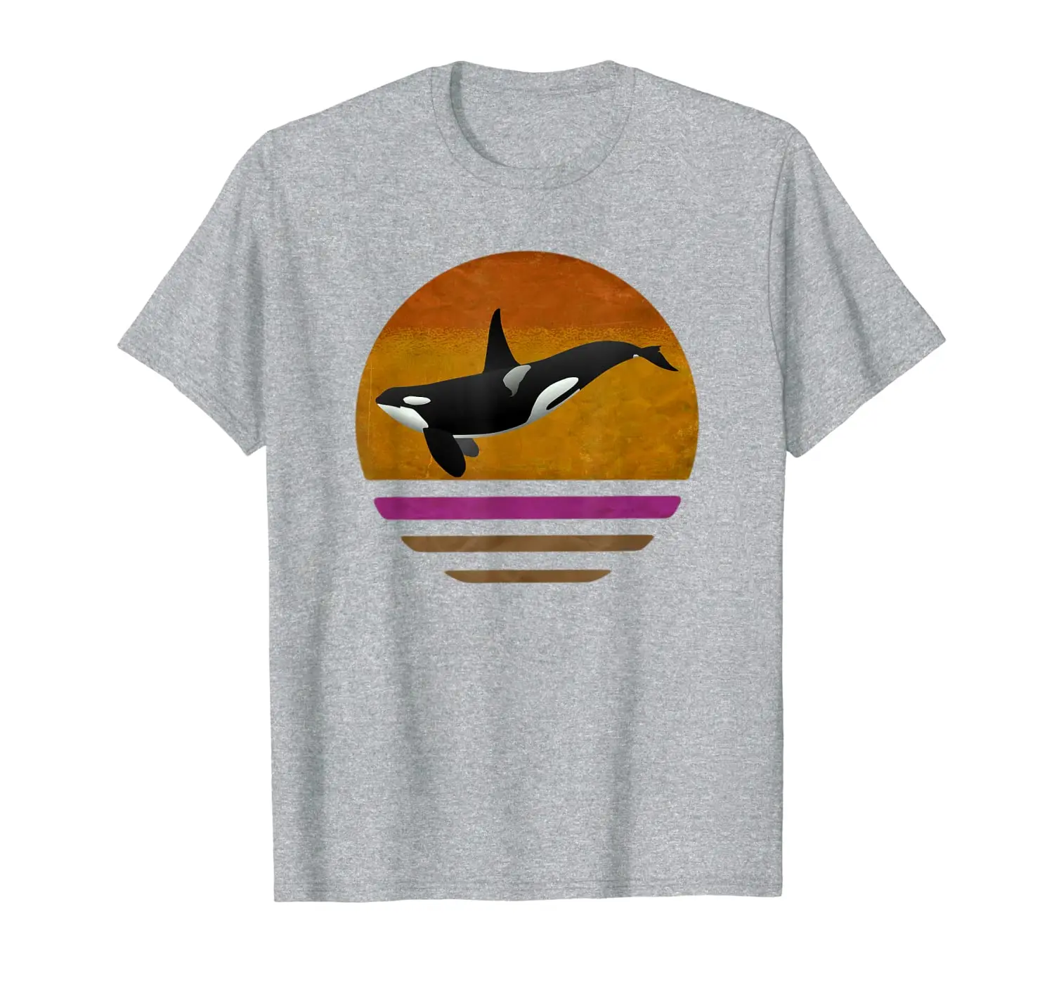 

Killer Whale T Shirt Orca Retro Men Women Novelty Gift T-Shirt
