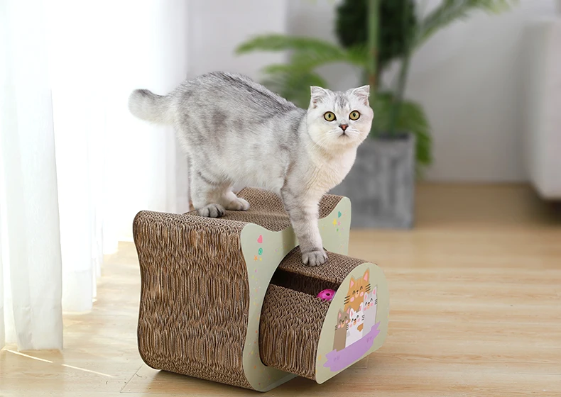 Игрушки для кошек HOOPET, скребок для когтей, коврик для когтеточки, гофрированная бумага для кошек, шлифовальный скребок для ногтей, коврик Mattrer