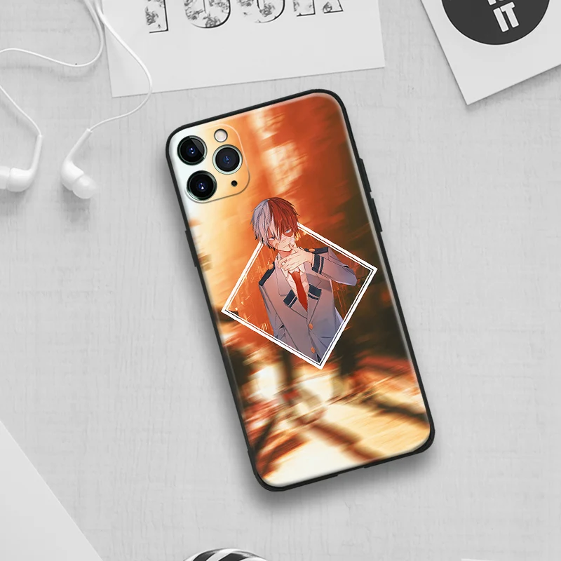 Боку но Хиро Академия Шото Тодороки Для IPhone Se 6 6s 7 8 Плюс X XR XS 11 12 Мини Про Макс Стекло TPU Силиконовый Чехол для Телефона.