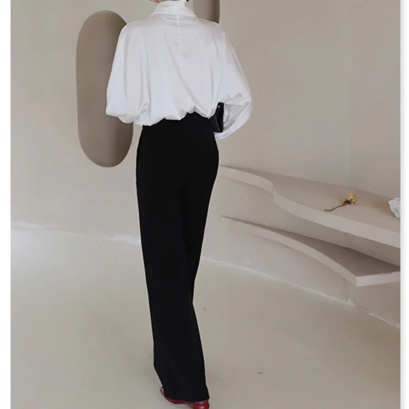 2020 весенние винтажные шелковые блузы с v-образным вырезом женские рубашки