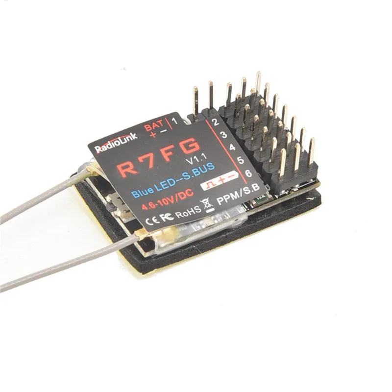 Radiolink 2,4G R9DS R7FG R6FG R6DS R12DS R12DSM R6DSM R4EH RC приемник для AT9 AT9S AT10 AT10II передатчик передатчика радиоуправляемой модели к компьютеру
