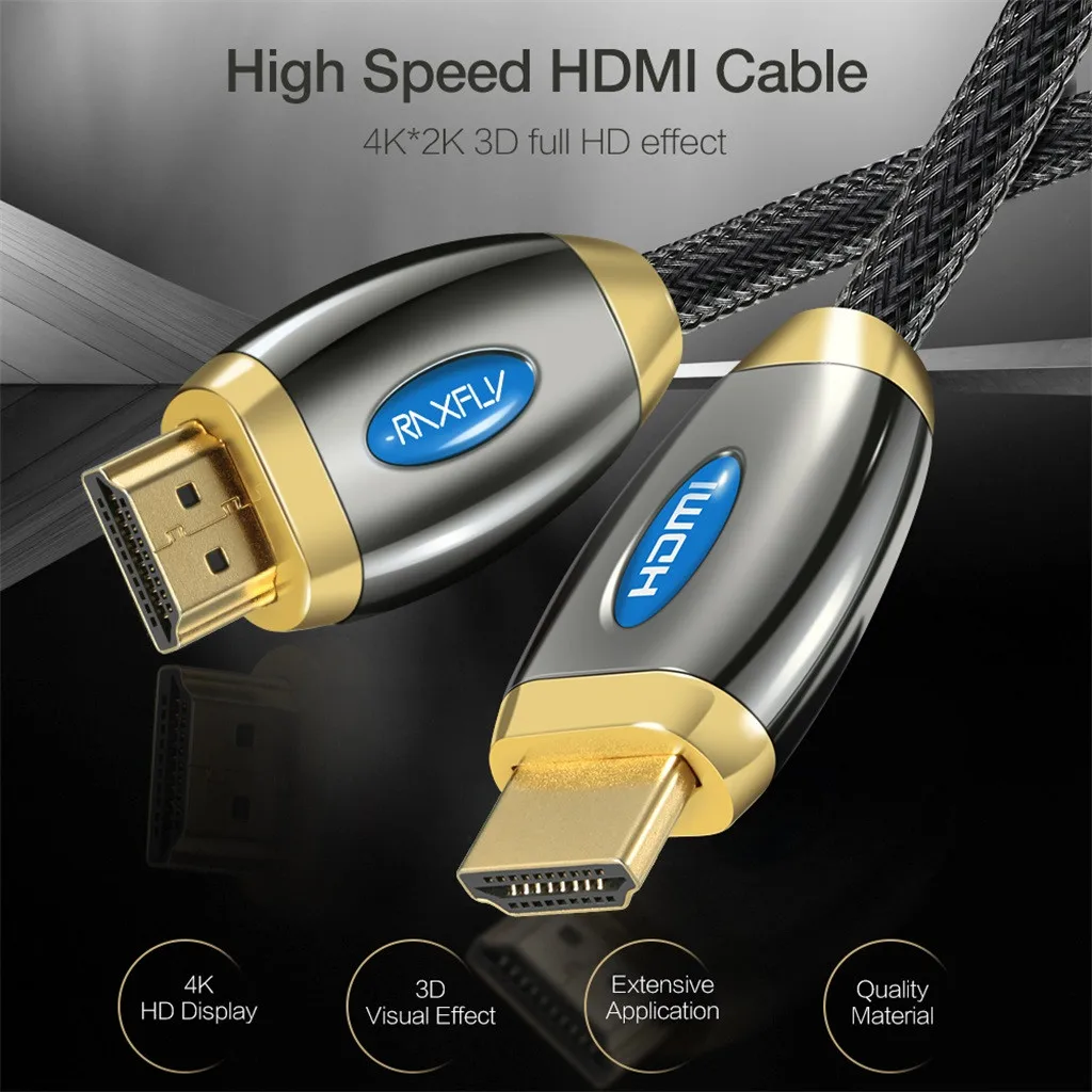 HDMI кабель V2.0 3D 1080P Ethernet 4K 60 Гц HDTV ЖК дисплей светодиодный для ПК 1/3/5 M 7 29| |