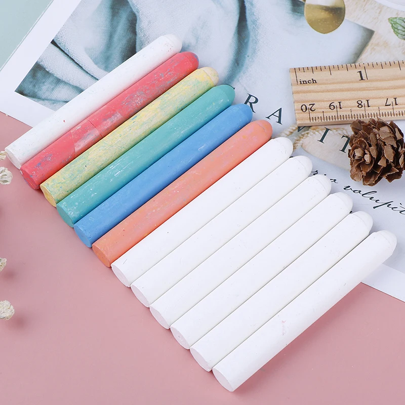 6 шт./лот цвет белый беспыльный Мел Ручки для рисования мелом в кухонный кувшин