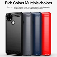 for realme c21 case carbon fiber tpu flex shockproof silicone phone cover for realme c21 case for realme 8 8 pro 7 7 pro 6 6 pro