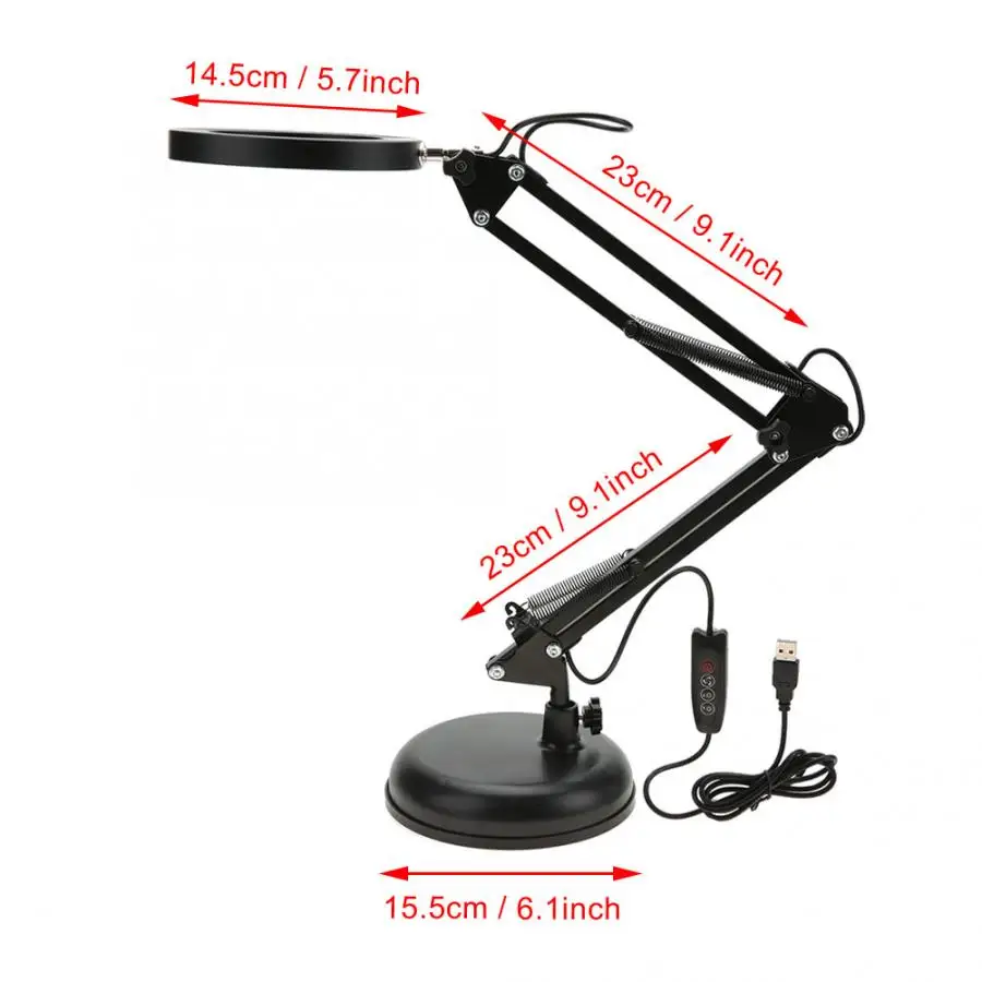 Принадлежности для татуировок Складная Настольная лампа Eyecare Гибкая Поворотная