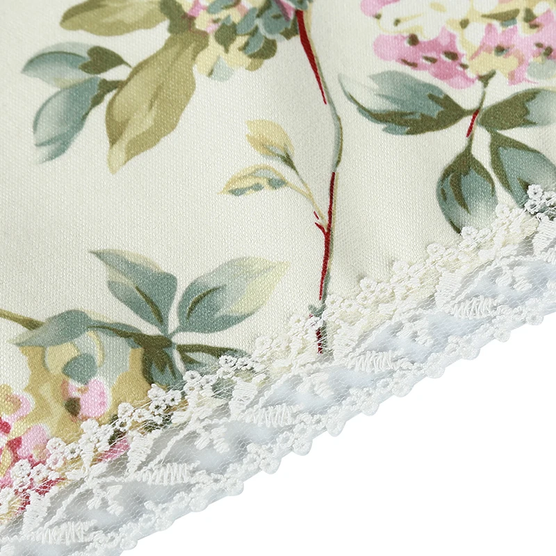 American Style Pastoral Blackout Balcony Short Curtains Kitchen Coffee Shop Shade Half Curtain Door Drapes Valance | Дом и сад