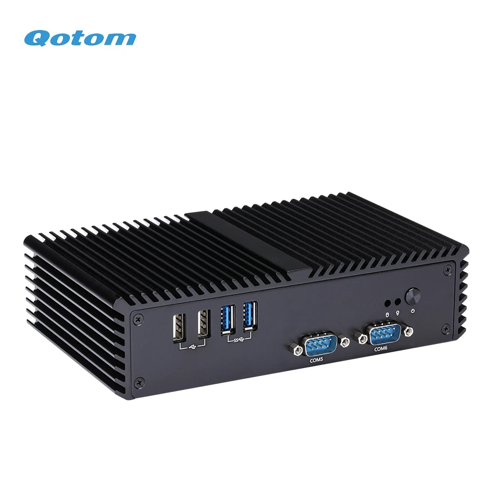 QOTOM Core i3 i5 процессор мини компьютер Linux Ubuntu|Мини ПК| |