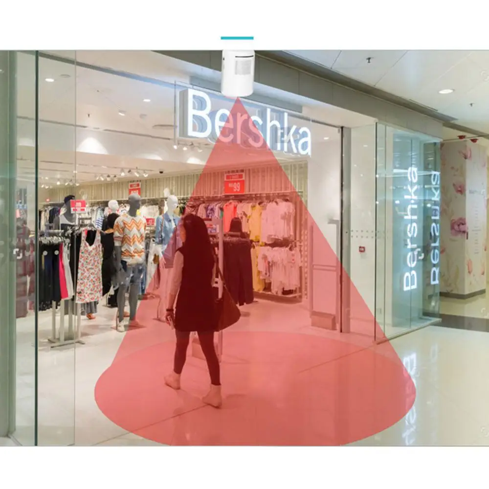 Домашний Беспроводной инфракрасный индукционный дверной звонок подъездная