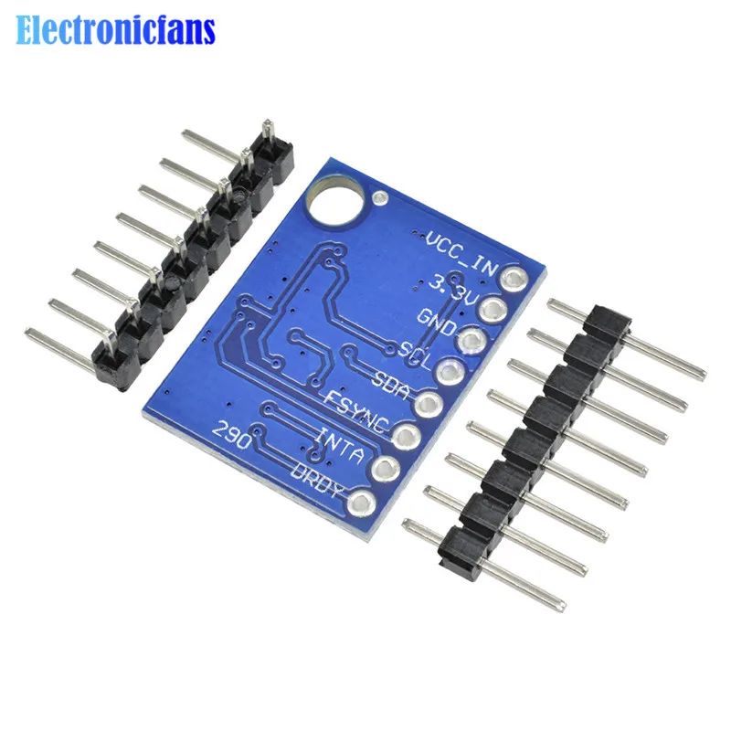 GY-87 I2C/IIC 10DOF MPU6050 HMC5883L BMP180 Sensor Board Module GY87 For Arduino 5V Power Built-in Filters High Accurancy | Электронные
