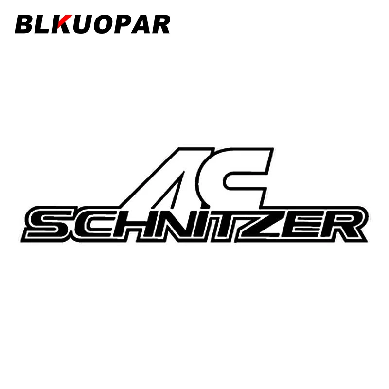 Автомобильные наклейки BLKUOPAR для AC Schnitzer, водонепроницаемые, креативные, вырезанные, для кондиционера, виниловые автомобильные наклейки