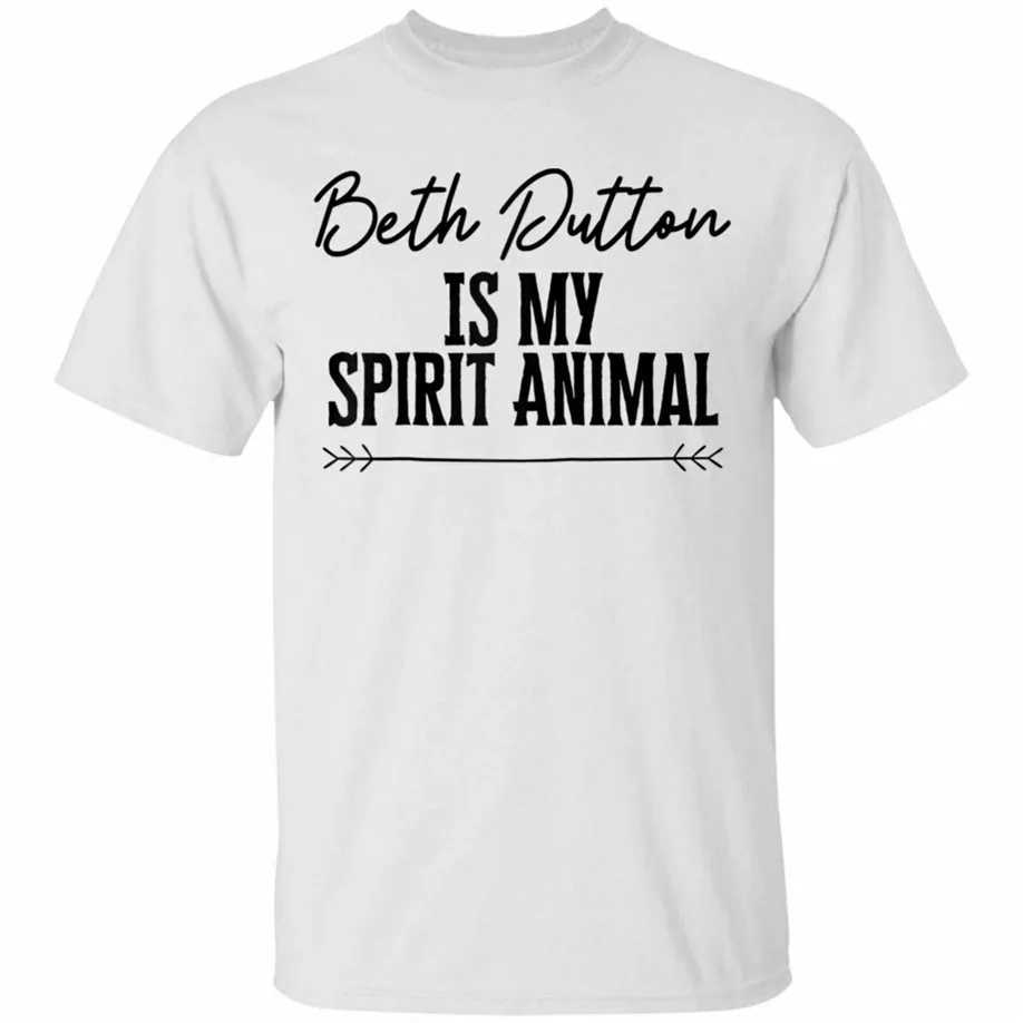 Beth Dutton Is My Spirit Animal Raglan бейсбольная белая футболка S-5XL | Мужская одежда