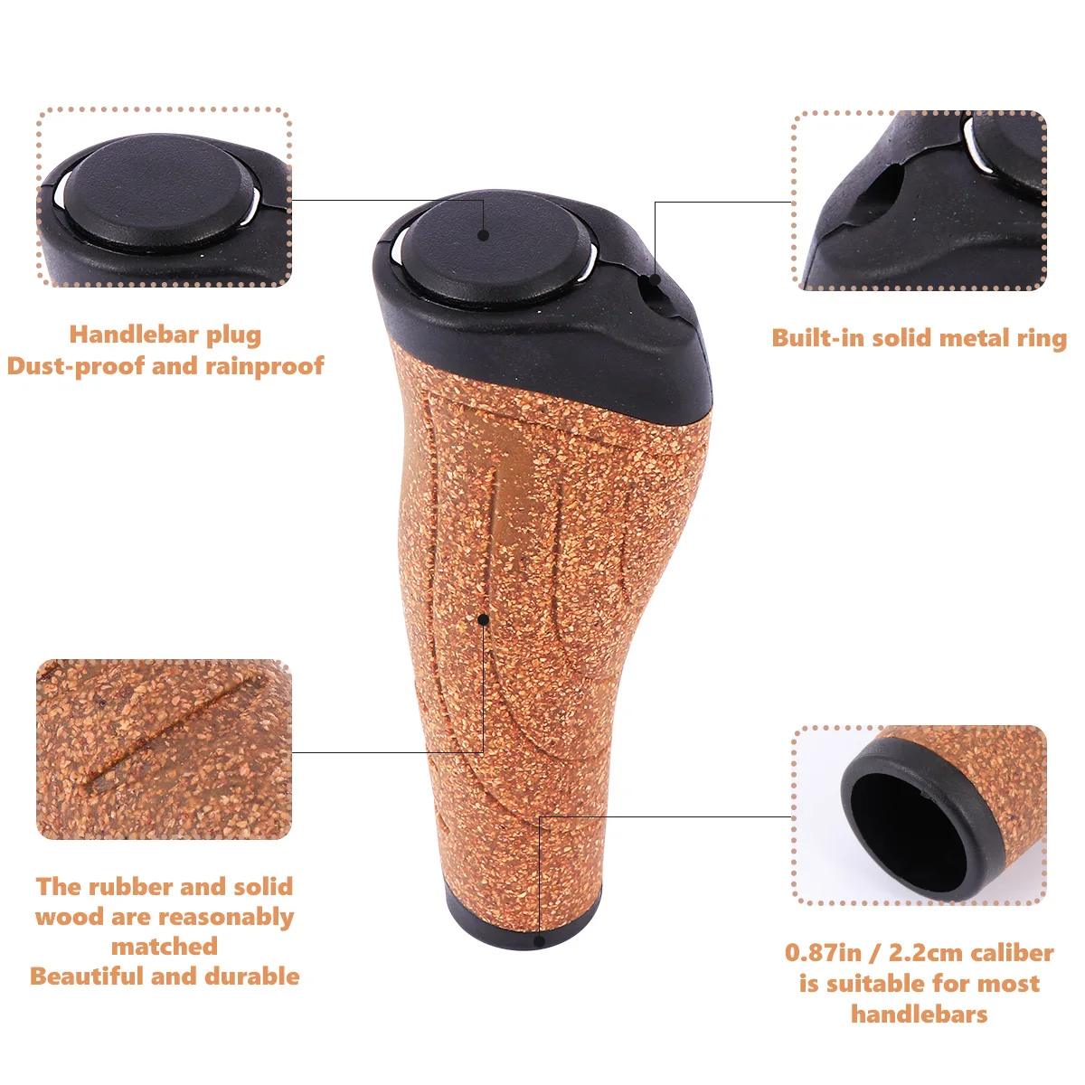 Простой чехол для ручки велосипеда мягкий эргономичный дизайн рукав руля